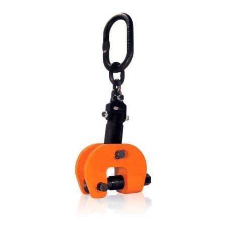 Caldwell Renfroe Vertical Lifting, Locking, Screw Clamp, Orange, Steel, 1000 Lbs Capacity, 3/4in Opening SCPA-00.50-A